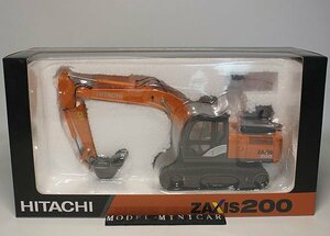 ▲超精密！HITACHI 1/50 日立建機 ZAXIS200 ショベル 重機 油圧ショベル 建設機械 作業車 建機ミニチュア