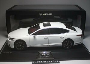 ▲入手困難！金属製！全開閉！LEXUS特注 1/18 レクサス LS500h LS LS500 LS350 白