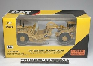 ▲超精密！CAT 1/87 627G Wheel Tractor Scraper 重機 建設機械 ホイール トラクター スクレーパー