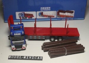 ▲超精密！KAIDW 1/50 材木輸送車 Log Transporter 作業車