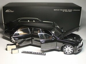 ▲入手困難！Almost Real 1/18 BENTLEY ベントレー ミュルザンヌ Mulsanne Grand Limousine by Mulliner 黑 限定品 AR