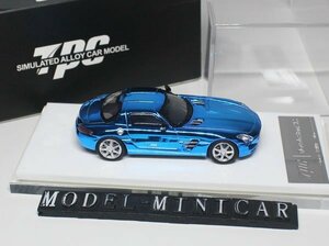 ▲超希少！Chrome Blue！TPC 1/64 メルセデス ベンツ Benz SLS AMG 新品