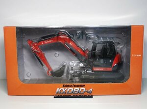 ▲入手困難！UH 1/24 Kubota KX080-4a2 ショベルカー 油圧ショベル 建設機械 作業車