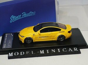 ▲超希少！YELLOW！限定品！SH 1/64 BMW M4 Liberty Walk LB Works LBWK 新品