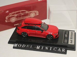 ▲超希少！Red！限定品！CM 1/64 Audi アウディ RS6 C8 Avant 新品