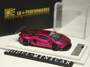 ▲世界限定999台！FLASH PINK！ONEMODEL 1/64 ランボルギーニ LP700-4 アヴェンタドール Liberty Walk LB Works Zero Fighter 新品