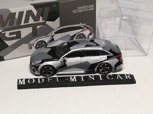 ▲超希少！255！MINIGT 1/64 Audi アウディ RS6 Avant C8 新品