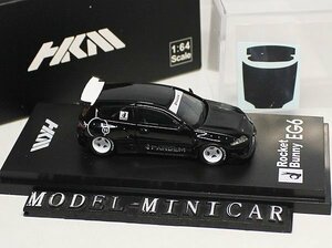 ▲超希少！世界限定！HKM 1/64 ホンダ HONDA Civic シビック EG6 PANDEM パンデム 黑 新品