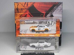 ▲超希少！2台！INNO 1/64 トヨタ Toyota セリカ Celica 1600GT (TA22) #67 & #68 Nippon Grand Prix 1972 新品