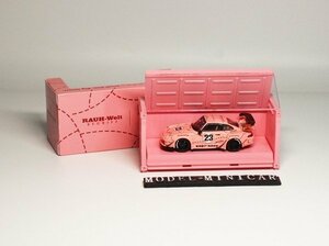 ▲超希少！世界限定！Tarmac Works 1/64 ポルシェ Porsche 911 993 RWB RAUH-Welt Pink Pig 新品 TW