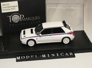 ▲入手難！白！世界限定300台！Top Marques 1/43 ランチア Lancia Delta デルタ Integrale Evoluzione 新品