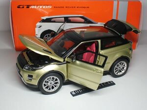 ▲入手困難！GTA 1/18 レンジローバー EVOQUE ブラック 新品