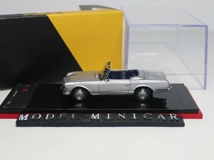 ▲超希少！Silver！世界限定499台！ScaleMini 1/64 メルセデス ベンツ Benz SL280 新品 Resin Model