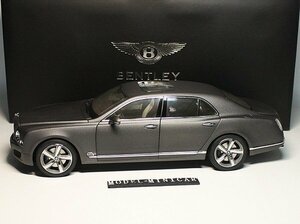 ▲全開閉！入手困難！Kyosho 1/18 BENTLEY ベントレー ミュルザンヌ Mulsanne Speed 京商