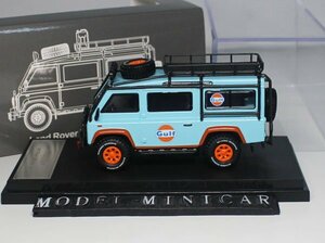 ▲入手困難！Gulf！限定品！Master 1/64 ランドローバー LAND ROVER Defender VAN ディフェンダー 新品