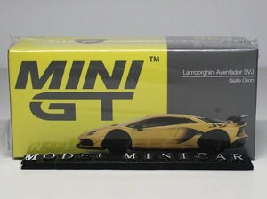 ▲超希少！MINIGT 1/64 Lamborghini Aventador SVJ Giallo Orion MGT00563 新品 MINI GT
