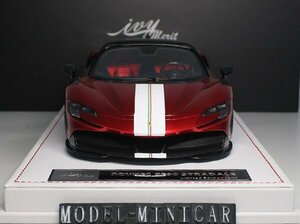 ▲絶版！超貴重な！Metallic Red！世界限定88台！IM 1/18 SF90 Novitec Stradale 新品 Resin Model