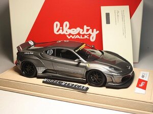 ▲▲最後1台！Carbon Base！世界限定20台！LB特注品 1/18 フェラーリ Ferrari F430 430 LB Works Liberty Walk LB Performance Grey 新品