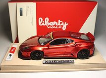 ▲最後1台！世界20台！LB特注品 1/18 フェラーリ Ferrari F430 430 LB Works Liberty Walk LB Performance Metallic Red_画像5