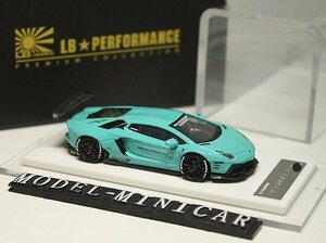 ^ worldwide limitation 999 pcs!Tiffany Blue!ONEMODEL 1/64 Lamborghini LP700-4 Aventador Liberty Walk LB Works Zero Fighter new goods 