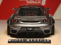 ▲▲最後1台！Carbon Base！世界限定20台！LB特注品 1/18 フェラーリ Ferrari F430 430 LB Works Liberty Walk LB Performance Grey 新品_画像3