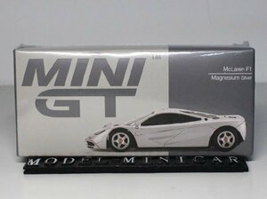 ▲超希少！MINIGT 1/64 McLaren F1 Magnesium Silver 銀 MGT00555 新品 MINI GT