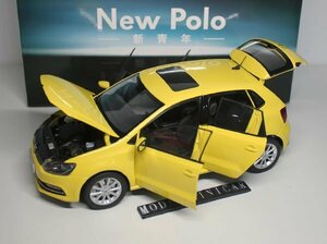 ▲入手困難！Yellow！VW特注 1/18 Volkswagen フォルクスワーゲン ポロ New Polo 2016 新品