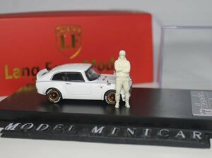 ▲入手困難！フィギュア付き！LF 1/64 ホンダ Honda S800 白 新品