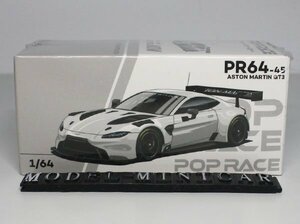 ▲超希少！白！限定品！POPRACE 1/64 アストンマーティン Aston Martin Vantage GT3 ヴァンテージ 新品