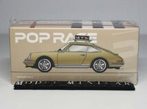 ▲超希少！Gold！世界限定！POPRACE 1/64 ポルシェ Porsche 911 964 930 Singer 新品_画像1