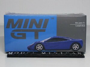 ▲入手困難！MINIGT 1/64 McLaren F1 Cobalt Blue MGT00629 新品 TSM MINI GT