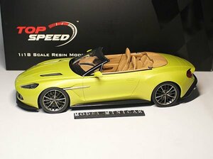 ▲超希少！限定品！TSM 1/18 アストンマーティン Aston Martin Vanquish Zagato Volante Cosmopolitan Yellow TS0215 TOP SPEED