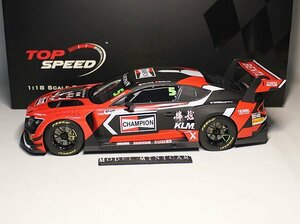 ▲限定品！TSM 1/18 ベントレー Bentley Continental GT GT3 #5 CHAMPION 2018 Blancpain GT Asia TS0314 新品 Topspeed