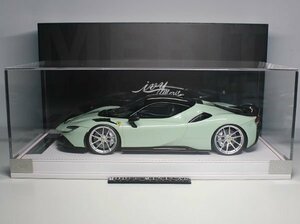 ▲超貴重な！Light Green！世界限定66台！IM 1/18 フェラーリ Ferrari SF90 Stradale Novitec Rosso 新品 Resin Model