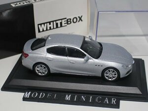 ▲超希少！Silver！Maserati特注 1/43 マセラティ Ghibli 新品