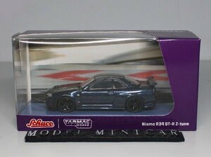 ▲超絶版！Midnight Purple！Tarmac Works 1/64 日産 NISSAN GTR R34 スカイライン GT-R Skyline Z-Tune TW 新品