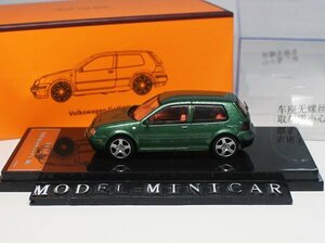 ▲超希少！Green！限定品！GCD 1/64 Volkswagen フォルクスワーゲン VW ゴルフ Golf MK4 新品 #228