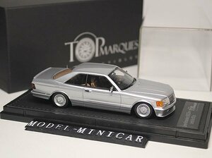 ▲超希少！560SEC！銀！限定品！Top Marques 1/43 メルセデスベンツ Benz 560 SEC Lorinser 新品