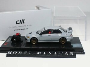 ▲入手困難！Grey！CM 1/64 ランサーエボリューション Mitsubishi Lancer EVO IX 9 新品