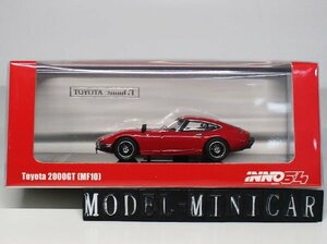 ▲超希少！INNO Model 1/64 Toyota トヨタ 2000GT 赤 新品