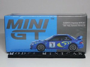 ▲超希少！MINIGT 1/64 Subaru Impreza WRC97 1997 Rally Sanremo Winner #3 MGT00512 新品 MINI GT TSM