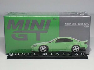 ▲超希少！MINIGT 1/64 Nissan Silvia Pandem (S15) Green MGT00500-CH RHD 新品 MINI GT