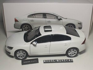 ▲VOLVO特注 1/18 ボルボ NEW S60L 白 新品 超希少