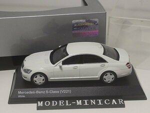 ▲最後1台！白！Kyosho 京商 1/43 メルセデスベンツ Benz S-Class Sクラス S600 W221 V221 金属製 S500