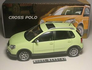 ▲最後1台！Green！VW特注 1/18 Volkswagen フォルクスワーゲン ポロ Cross Polo