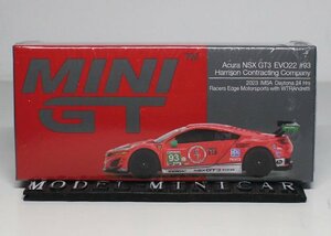 ▲入手困難！MINIGT 1/64 Acura NSX GT3 EVO22 #93 WTR Racers Edge Motorsports MGT00617 新品 TSM MINI GT