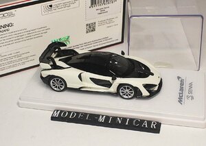 ▲超希少！White！限定品！TSM 1/43 マクラーレン Mclaren Senna 新品