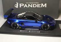 ▲最後1台！超貴重な！Blue！世界限定！ONE MODEL 1/18 ホンダ HONDA NSX PANDEM パンデム Rocket Bunny 新品 Resin Model_画像2