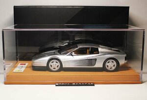 ▲最後1台！Silver！世界限定33台！DM 1/18 フェラーリ Ferrari Testarossa テスタロッサ 1984 新品 Resin Model