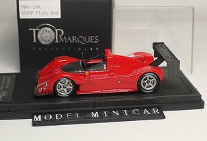 ▲入手困難！TM43-24A！世界限定500台！Top Marques 1/43 フェラーリ Ferrari 333SP 赤 新品 Resin Model